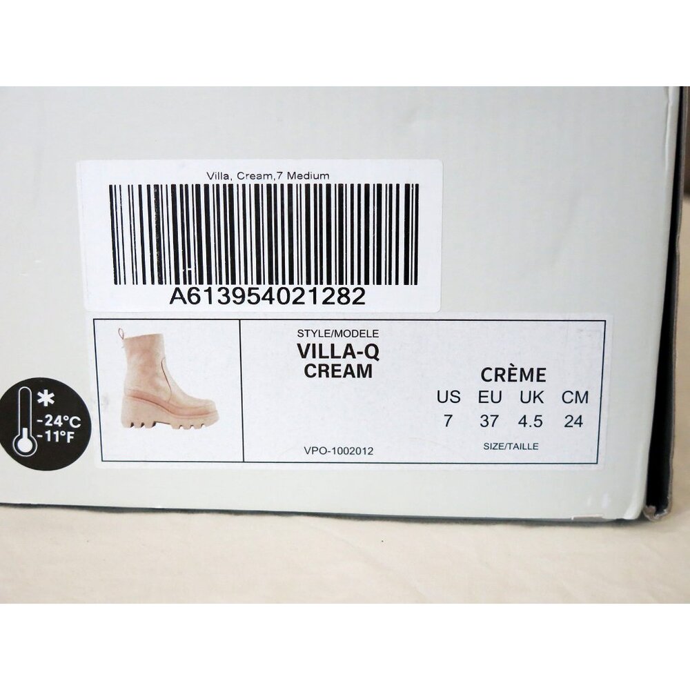 NWT in Box COUGAR Villa Cream Real Leather Waterproof PrimaLoft Boots - 7 - Picture 6 of 16